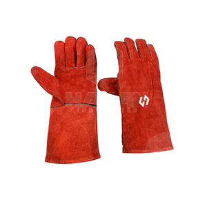Guantes de soldadura de puño largo ignífugos de Pakistán para soldadura MIG y guantes de seguridad de protección codo a mano - Product Image 1