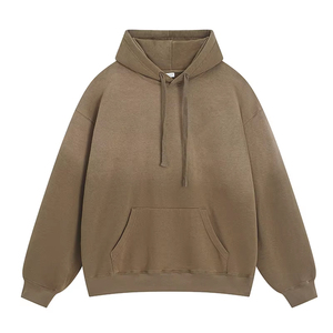Sweat à capuche OEM gothique décontracté détresse mode sweat à capuche hommes vêtements détresse broderie haute tendance produit 2025 lavage à l'acide sweats à capuche - Product Image 5