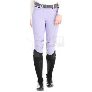 Custom Colors High Quality Women's <b>Winter</b> Riding <b>Tights</b> Active Horse Jodhpurs Breeches Silicone Full Seat Leggings High Waist - Product Image 1