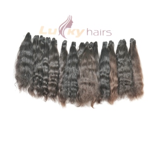 Extensiones de cabello humano vietnamita natural alineado con cutícula 100% al por mayor mechones de pelo indio - Product Image 6