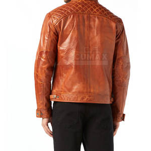 Chaqueta de cuero cálida de invierno transpirable para hombre, chaqueta de cuero informal para hombre a precio razonable - Product Image 3