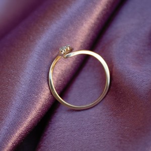 Anillo ligero de diamante Natural certificado IGI minimalista elegante moderno elegante cómodo duradero joyería de uso diario - Product Image 3