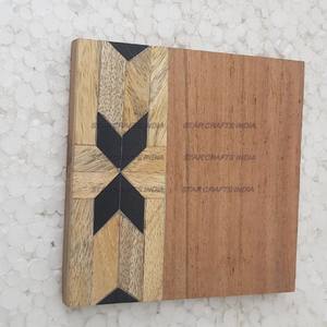 Nouveau Style bois meilleur caboteur pour boissons résine époxy caboteur en bois tasse tapis thé bière café meilleur napperon - Product Image 5