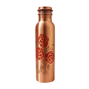 High Quality Pure <b>Copper</b> <b>Water</b> <b>Bottles</b> Trending Design for Adults-Free Sample Wholesale Exporter - Product Image 6