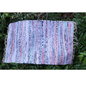 Alfombrilla de puerta de oración de algodón hecha a mano multicolor personalizada más vendida, baño de Hotel moderno a un precio económico, multiusos para - Product Image 1