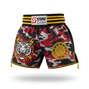 Pantalones Cortos de Muay Thai, Kickboxing, MMA y Boxeo para Hombre, 100% Poliéster, Secado Rápido, Transpirables, Duraderos, Ligeros, para Gimnasio y Uso Diario - Product Image 2