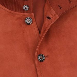 แจ็คเก็ตหนังกลับผู้ชายสไตล์วินเทจ ผ้าแคนวาส สำหรับฤดูหนาว ทรงสูง ปิดด้วยซิป ให้ความอบอุ่นด้วยซับในไนลอน - Product Image 6