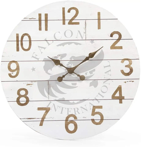 Reloj de pared redondo silencioso que no hace tictac para el hogar, arte, dormitorio, Material de hierro, patrón abstracto, pantalla de aguja para colocación en la sala de estar - Product Image 1
