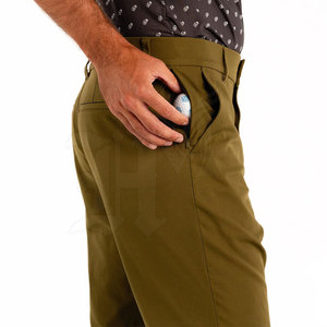 Professional Men's Casual Style Golf Pant Modern Athletic Fit Breathable Stretch <b>Canvas</b> Eco-Friendly Quick Dry Straight Outdoor - Product Image 5