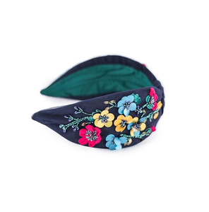 Bandeau pour cheveux pour femmes avec des perles décoratives, design sophistiqué, adapté aux fêtes, aux rassemblements et aux coiffures du soir - Product Image 3