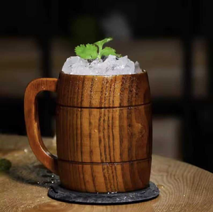 Taza de Cerveza/Vino de Madera Personalizada de Alta Calidad con Color y Logotipo para Exportación a Granel desde India para Regalos Empresariales - Product Image 6