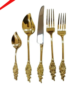 Couverts finis argentés brillants de conception unique réglés pour des hôtels et le restaurant - Product Image 4