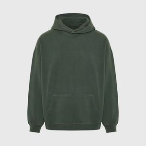 Sudadera con Capucha Bordada Personalizada para Hombre, Unisex, 100% Algodón, Sudadera Deportiva de Invierno, Lisa Teñida - Product Image 5