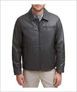 Chaqueta de Cuero Auténtica Unisex Boomletcorp, de Piel de Vaca Genuina, de Alta Calidad, Impermeable, Transpirable y de Secado Rápido, para Motocicleta y Automóvil - Product Image 1