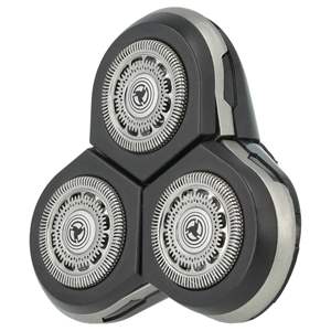 2 cabezales de afeitado de repuesto para afeitadora eléctrica rotativa, uso en húmedo/seco, impermeables IPX7, lavables, compatibles con la cara - Product Image 2