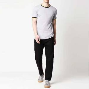 Coton Polyester Fabriqué T-shirts De Haute Qualité Confortable Utilisation Extérieure Hommes T-Shirt Respirant High Street Style À Manches Courtes 220g - Product Image 4