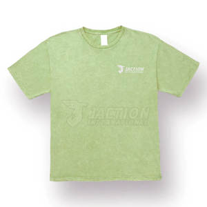 Offre Spéciale coupe ample imprimé 100% coton T-Shirt pour hommes respirant en gros sur mesure couleur unie lavage à l'acide T-Shirts - Product Image 3