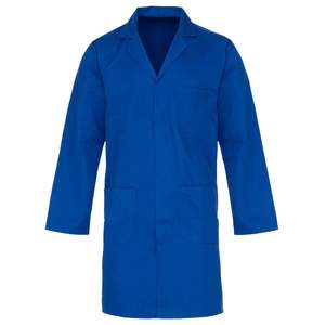 Blouse de laboratoire de gommage médical confort naturel pour les médecins, les infirmières et les travailleurs de la santé avec un tissu léger, respirant et durable - Product Image 2