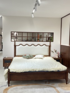 Cama con plataforma tapizada lista para enviar, tamaño Queen y King - Product Image 3