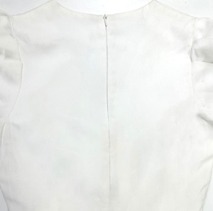 2025 verano mujeres Midi vestidos fruncido cuello en V cintura alta manga corta elegante francés Casual Stand Collar vestido de noche - Product Image 5