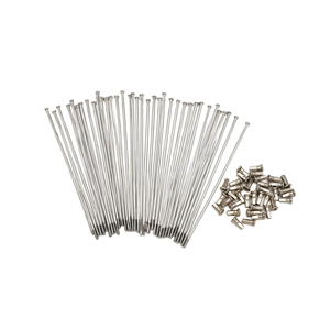 Kit Raggi e Nippli per Ruote Moto - 40 Pezzi 4.00mm x 200mm Dritti - Product Image 3
