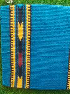 Western Show Horse Saddle Blanket Diseño de Nueva Zelanda Manta de sillín de lana hecha a mano Top Wool Saddle Pad Size - Product Image 5