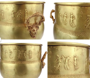 Macetas Grandes de Latón para Plantas de Interior y Exterior, Macetas de Metal Dorado, Diseño de Moda Más Vendido - Product Image 2