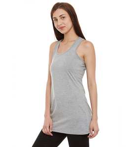 Venta al por mayor Mujeres Tank Top Elegante Slim Fit Camisa sin mangas Tela elástica suave Perfecta para el verano Moda Gimnasio Streetwear Casual - Product Image 3