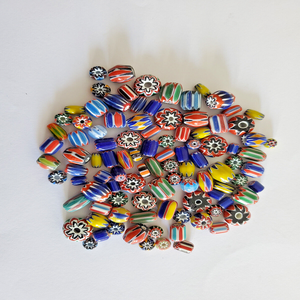 เครื่องประดับสร้อยคอลูกปัดแก้วมูราโน่ทำด้วยมือสไตล์อิตาเลียนลูกปัดคริสตัลขนาด8มม. 4มม. - Product Image 4