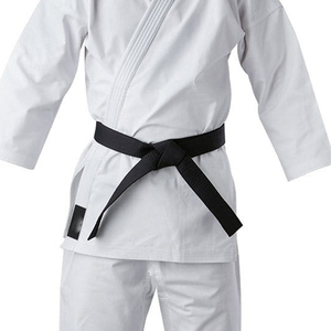 Haute qualité unisexe karaté costume confortable coton Polyester Arts martiaux vêtements de sport compétitions d'entraînement personnalisable OEM - Product Image 2