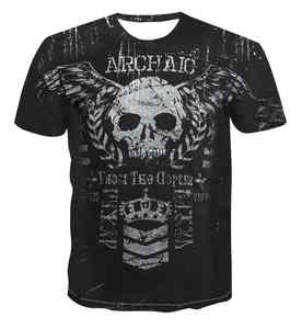 เสื้อยืดพิมพ์ซับลิเมชันเสื้อยืดผ้าฝ้ายเสื้อลำลองพิมพ์ลาย2024 - Product Image 4