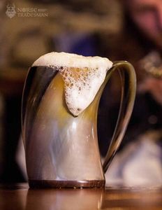 BEST HORN MUGS INDIA FACTORY PRODUCTOS ARTESANALES Taza para beber con cuerno Nuevo diseño Natural Original Viking Drinking - Product Image 3