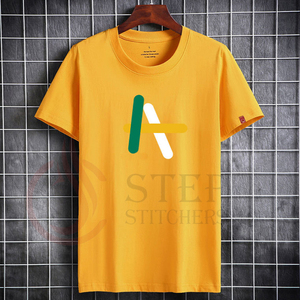 Camiseta de manga corta ajustada para hombre, Camisa de algodón 100% con estampado de tu logotipo - Product Image 2