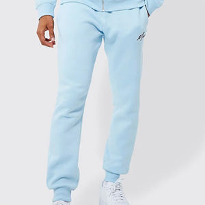 Survêtement de sport personnalisé pour hommes, vêtements de rue d'hiver à fermeture éclair complète avec logo, ensemble respirant, fabriqué au Pakistan - Product Image 5