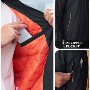 Chaqueta Bomber Hecha a Medida, Chaqueta Bomber al Mejor Precio, Chaqueta Bomber de Nailon y Poliéster, Chaqueta de Invierno en Venta en Línea - Product Image 6