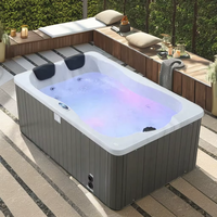Bain à remous de luxe Balboa pour l'extérieur, pour 2 personnes, avec fonctions de massage et de bain à remous