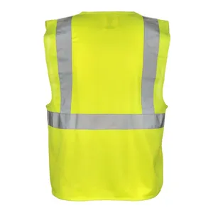 Gilet Riflettente di Sicurezza con Adesivi e Luci Riflettenti Promozionali - Product Image 3
