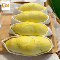 Vers gesneden biologische durian, rijk aan zoet, perfect rijp, kwaliteit A, merk Khey Taladthai, exotisch, romig, kant-en-klaar, tropisch, 0,5 kg