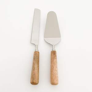 Serveur de gâteau en acier de haute qualité et manche en bois outil de cuisine couverts spatule coupe-gâteau pour les restaurants - Product Image 5