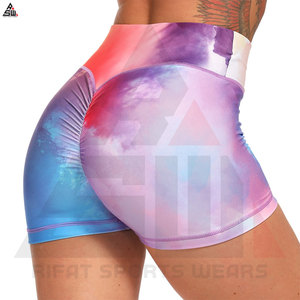 Gran oferta, pantalones cortos transpirables de la mejor calidad para mujer, lona tejida informal, poliéster/algodón, cintura elástica, recién llegado - Product Image 2