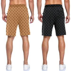 Pantalones cortos de entrenamiento de gimnasio para hombre, pantalones cortos deportivos de entrenamiento transpirables ligeros de secado rápido con cordón para hombre - Product Image 4