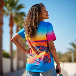 <b>Gym</b> Fitness Back Print T Shirts Women Solid Color Quick Dry Short Sleeve TShirt <b>Ladies</b> Back Printed Oversize Tee Shirts Women's - Product Image 6