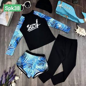 ชุดว่ายน้ำแบบพรีเมี่ยมสำหรับผู้หญิงและผู้ชายมีหลายสีทำจากโพลีเอสเตอร์-สแปนเด็กซ์ผสมทำให้ยืดได้อย่างสบาย - Product Image 5