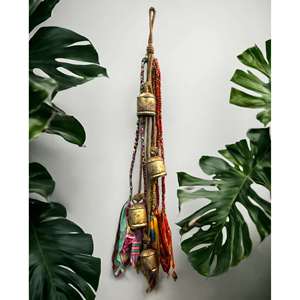 Mango Gifts - Juego de 5 Campanas de Viento Decorativas para Jardín, 76 cm, Campanas de Armonía, Adornos Rústicos Relajantes y Tranquilos para Jardín - Product Image 4