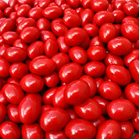 Dragées d'amandes enrobées de chocolat rouge en vrac 1kg+ Couleurs pastel et vives assorties Dragées d'amandes en gros Confiserie
