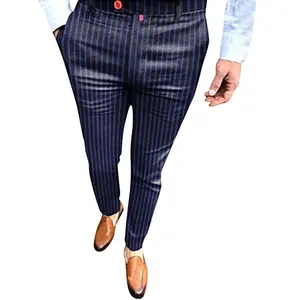 Professional Lower Price Men's Business dress pants Fashion Slim Blank Casual high quality men's outdoor pants