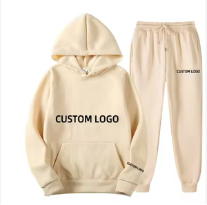 Survêtement décontracté pour hommes, ensemble tricoté à capuche respirant, sweat-shirt deux pièces d'usine, tenue de sport personnalisée, tenue de jogging, OEM - Product Image 6