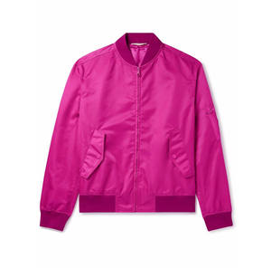 แจ็กเก็ตบอมเบอร์ของผู้ชายเสื้อแจ็กเก็ตโลโก้ออกแบบได้ตามต้องการ - Product Image 1