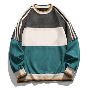 Sudaderas de forro polar informales personalizables para mujer para Otoño Invierno multicolor hombro caído logotipo frontal bordado servicio OEM - Product Image 1