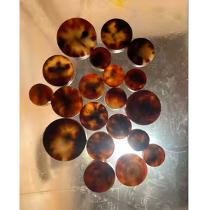 Botones de cuerno de buey de primera calidad para fábricas de ropa, producción de costura, accesorios naturales duraderos, suministro para manualidades naturales - Product Image 5